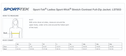 HOPE Ladies Sport-Tek Contrast Jacket (E.LST853)