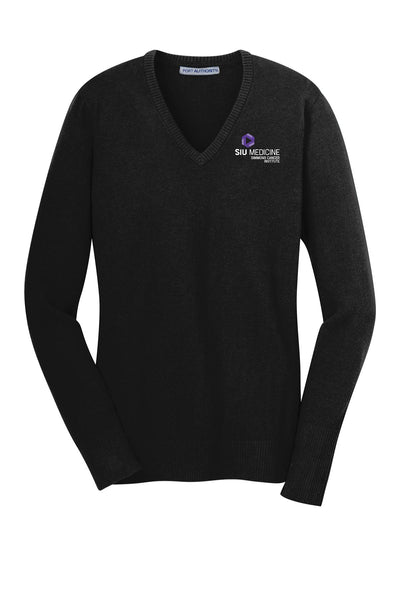 SIU Medicine Simmons Cancer Institute Ladies VNeck Sweater (E.LSW285)