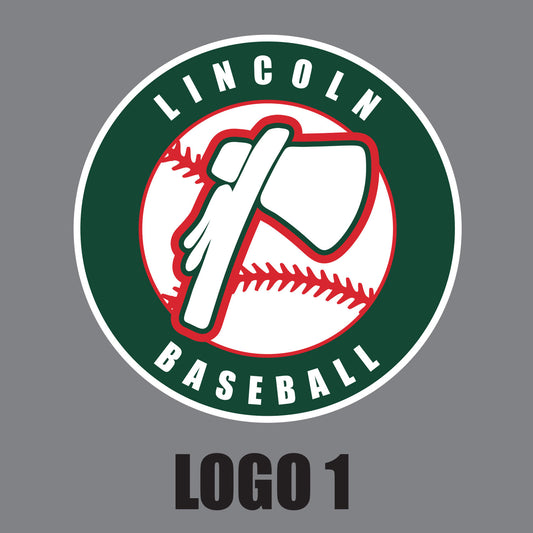 LINCOLN BASEBALL CAR WINDOW DECAL