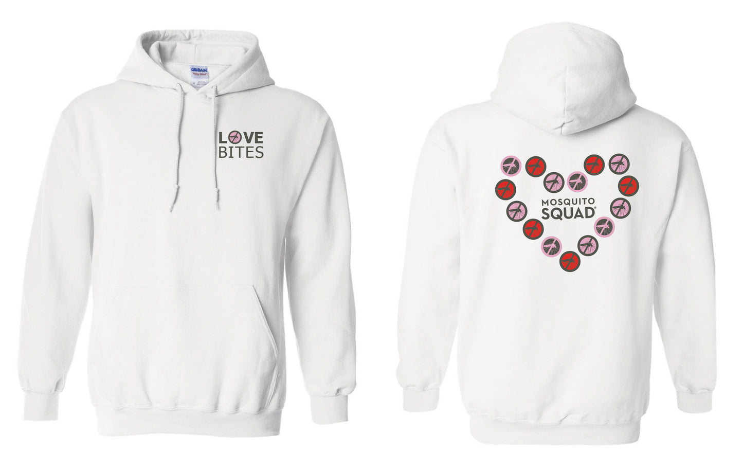 Mosquito Squad LOVE BITES Hoodie (POCKET LOGO)