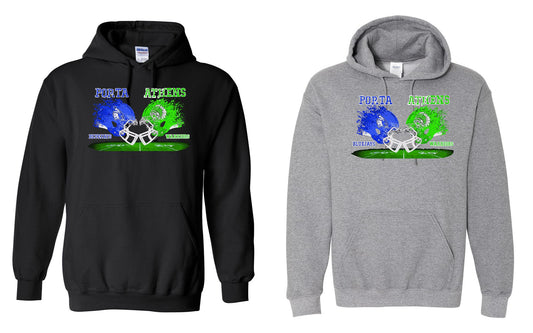 PORTA BLUEJAYS/ATHENS WARRIORS FOOTBALL UNISEX HOODIE (P.18500)