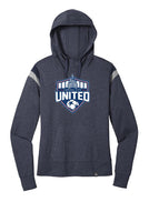 CAPITAL CITY UNITED SOCCER LADIES HERITAGE BLEND HOODIE (P.LNEA108 True Navy)