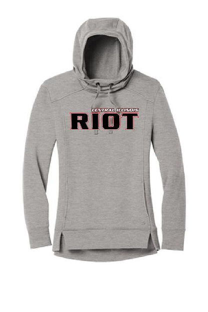 RIOT SOFTBALL LADIES LUUMA PULLOVER FLEECE HOODIE (LOG810)