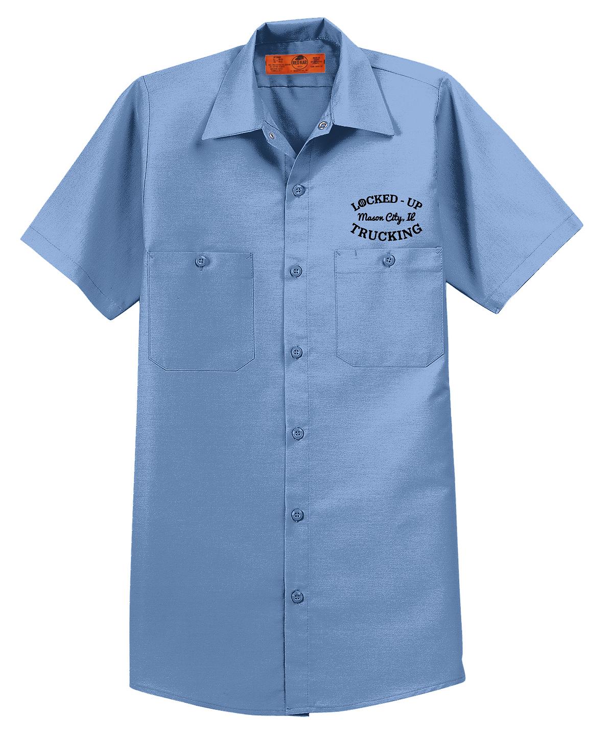 LOCKED-UP TRUCKING Red Kap® Short Sleeve Industrial Work