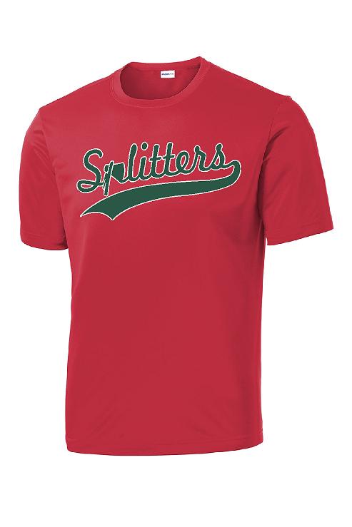 MIDWEST SPLITTERS UNISEX PERFORMANCE SHORT SLEEVE TEE (P. ST350)