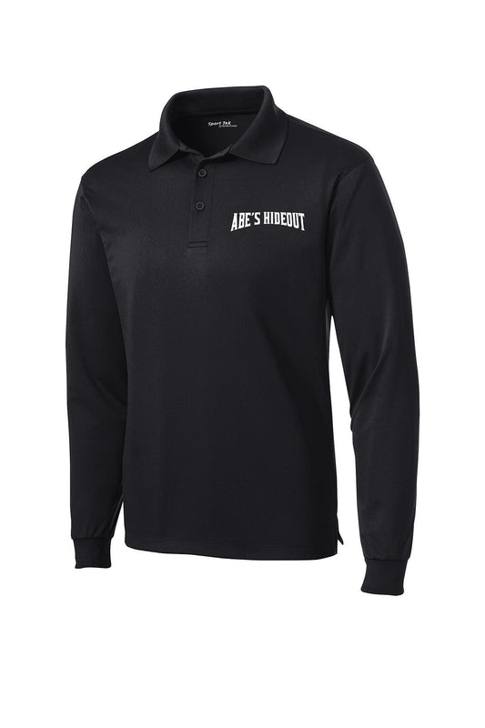 ABE'S HIDEOUT Sport-Tek® Long Sleeve Micropique Sport-Wick® Polo (P. ST657)