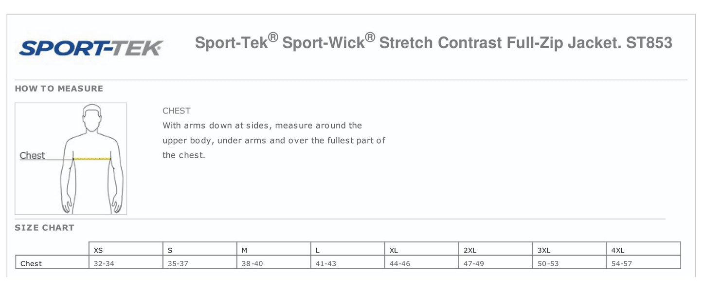 RI Hospital Stroke Center Unisex Sport Tek Contrast Jacket