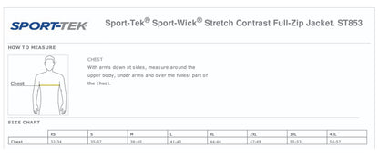 RI Hospital Stroke Center Unisex Sport Tek Contrast Jacket