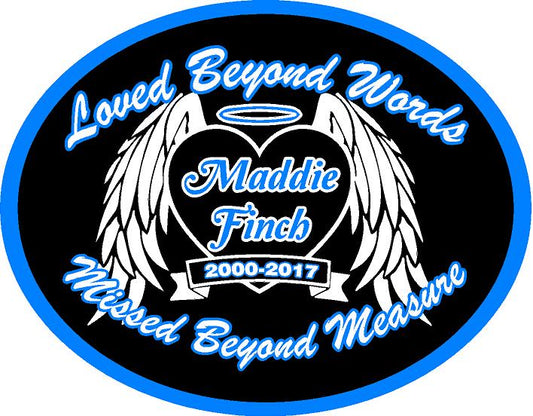 Maddie Finch Loving Memory Sticker