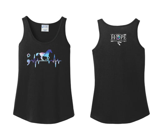 Hope Riding Horse Heartbeat Ladies Tank (LPC54TT)