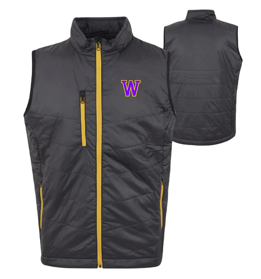 WILLIAMSVILLE BULLETS WOLF MEN'S PUFF VEST BLANK (E.)