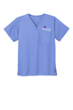 SIU Medicine Simmons Cancer Institute WonderWink® Unisex WorkFlex™ Chest Pocket V-Neck Top (E. WW3160)