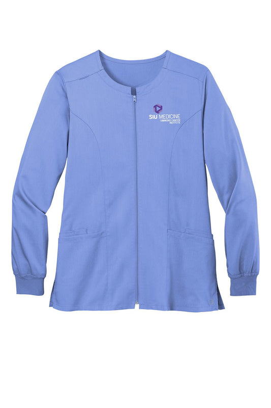 SIU Medicine Simmons Cancer Institute WonderWink® Women’s Premiere Flex™ Full-Zip Scrub Jacket (E. WW4088)