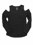 Women's Cold Shoulder Long Sleeve T-Shirt (T31)