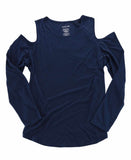 Women's Cold Shoulder Long Sleeve T-Shirt (T31)