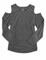 Women's Cold Shoulder Long Sleeve T-Shirt (T31)